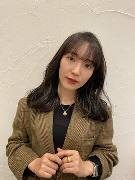 アッシュ 中目黒店(Ash) 赤み消しオリーブグレージュカラー