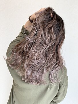 リード バイ ラグーン(LEAD by LAGOON) バレイヤージュグレージュハイライトダブルカラーケアブリーチ