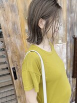 バンビ プライベート サロン(Bambi private salon)&nbsp;グラデーション*アッシュグレージュ*切りっぱなしボブ*Bambi松平