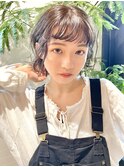【December】ブリーチなし透明感ミルクティーグレージュカラー◎