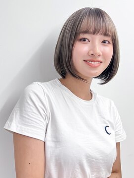 エアー 横浜(AIR) 【長谷川】シルバーベージュボブ