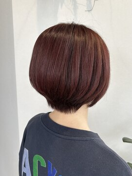 トイロ(toiro) ショートボブ×ピンクバイオレット