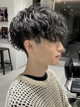 《クリームパーマでダメージレス◎》柔らかい質感のパーマスタイルに！ (国分寺/波巻きパーマ/マッシュ)