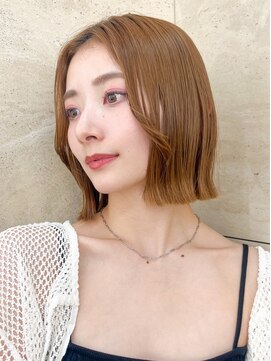 ロンドホットリップ 立川(Lond hot lip) 【Nanatsu】切りっぱなしボブ/くびれボブ/髪質改善/縮毛矯正