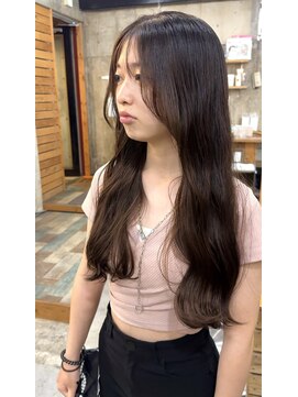 ヘアカロン 熊本本店(Hair CALON) コテ巻き風パーマ/韓国