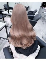 ペレ 栄店(PELE) デザインカラー/レイヤーカット/ウェットヘア/オリーブベージュ