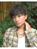 フリーク バーバーショップ 都島店(FREAK BARBER SHOP)&nbsp;マッシュウルフ ニュアンス ソフトツイスト ハイライト シャドー