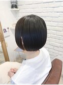 【髪質改善】ひし形ショートボブスタイル