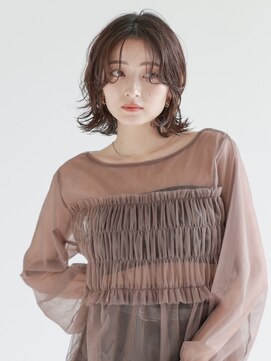 七ッ星+ 外ハネニュアンスパーマ