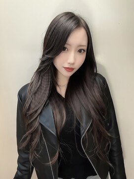 リト(riTo) 20代暗めカラーデザインカラーロングオリーブグレージュベージュ