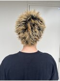 ブリーチデザイン　スパイキーショート　メンズ