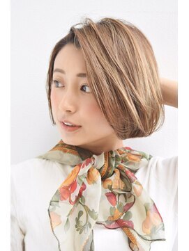 ニスル 町田店(NISURU) 似合わせカット/大人ガーリー/ダークアッシュ/着物/町田/町田駅