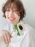 【新規限定】カット+透明感ケアカラー+トリートメント（ホームケア付）￥11000