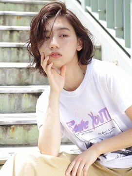 エムスラッシュ アヴェダ 自由が丘(M.SLASH AVEDA) ■M.SLASH自由が丘・12-10■オンブレ♪ストリート風かきあげボブ