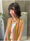 くるくるパーマ　スパイラルパーマ　強めパーマミディアムパーマ