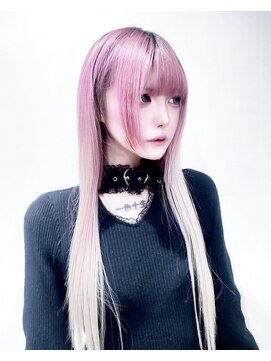 リアイス(Re:ICE) 地雷系グラデーションピンクホワイト