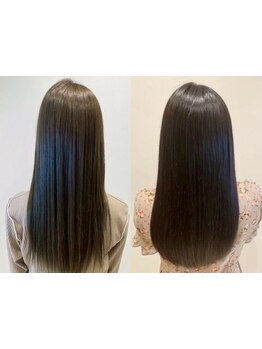 【湿気対策☆】うねり・広がりにお悩みの方へ！髪質改善×酸性ストレートでダメージレスに感動のツヤ髪 ♪