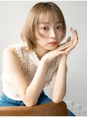 ミルクティーベージュ×大人可愛いウルフレイヤー20代30代40代