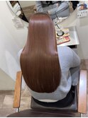 髪質改善 スーパーロング ワンレングス レイヤー 韓国風巻き