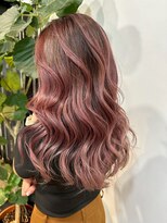 メリー オオサカ(Merly Osaka) pink beige balayage