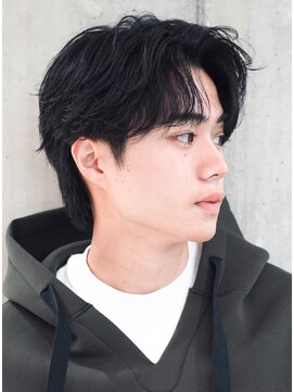 レタッチ バイ フィフス 天神大名(RETOUCH by fifth) 福岡天神メンズフェザーパーマフェザーショートスパイラルパーマ