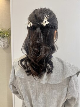 ケンジ 横浜(KENJE) ゆるふわハーフアップ