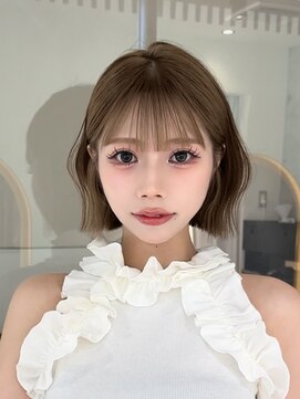 ロンドブルーム 天神大名店(Lond Bloom) 10代20代30代韓国ボブ髪質改善切りっぱなしボブ似合わせカット