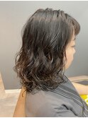 しっかりめウェーブ　デジタルパーマ／ダメージれす