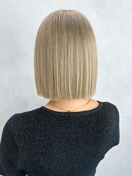 アルバム 渋谷パルコ(ALBUM) ブリーチハイトーンブロンドボブデザインカラー_ba564042