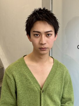 クロト(Clotho) スパイキーショート/メンズショート/ピンパーマ波巻きツイスト