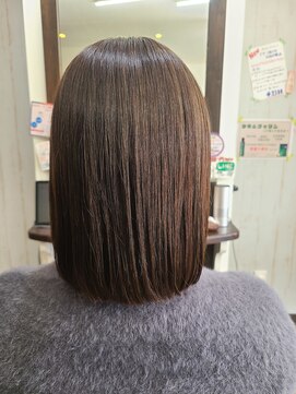 シャームヘアー(Sha-Mhair) 輝髪縮毛矯正×アディクシーカラー