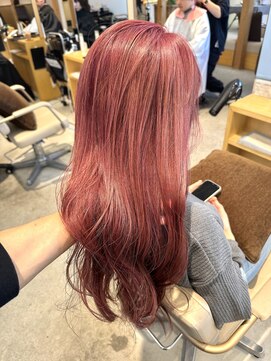 ブリーチ/ダブルカラー/ハイライト LOVEST by frace well 【12月1日OPEN(予定)】 チェリーピンク