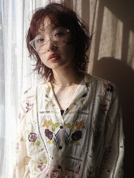 ユノ(juno) ナチュラルウルフパーマ／ミディアムレイヤー