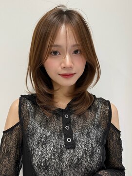 サンドイエナ 横浜店(sand yena) くびレイヤーボブルフネビージュ小顔ワンレンこなれミディ