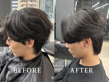 ☆メンズ【Rストレート】はこんな方にオススメ！（メンズ縮毛矯正/メンズカット/センターパート/マッシュ）