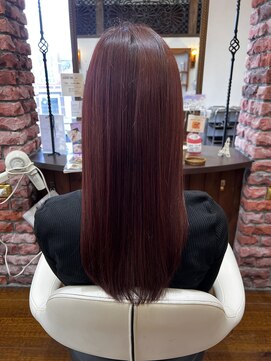 グランド ビューティー ビーズ 緑店(Grand Beauty B's) レッド系ヘアカラー