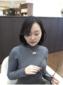 大人のための上品ナチュラルボブ