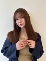 ユーフォリア 青山(Euphoria)&nbsp;マロンブラウンカラー&大人ワンカールスタイル
