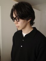 アンフェインド02(UNFEIGNED 02) ウルフ/MEN’S/リバースセンターパート/ニュアンスパーマ