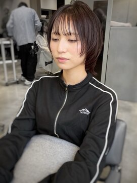 ユーフォリア 新宿通り(Euphoria) 【Euphoria erina】カシスブラウン×ショートウルフ