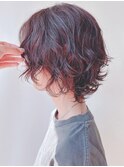 【morio 原宿】ニュアンスウルフレイヤーパーマ