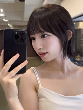 アビー(ABBEY3) 前下がりボブミニボブラインボブ切りっぱなしボブハッシュボブ