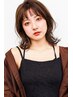 【透明感・鮮やか・オーガニック】カット＋選べるカラー＋５stepTR ￥13500