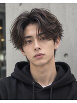 アイトーキョー 名古屋栄(AI TOKYO)&nbsp;ニュアンスパーマ/フェザーパーマ/センターパート/名古屋