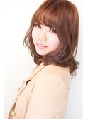 大人かわいい内巻きスタイル