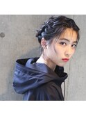 bibito 黒髪ボクサーブレイズ  ウエディングにも ヘアアレンジ