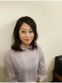 ☆オフィスでも大丈夫☆軽やかアッシュミディアム