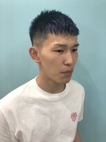 オーストヘアーモニカ 梅田茶屋町2号店(Aust hair Monica)&nbsp;フェード×モードネイビー