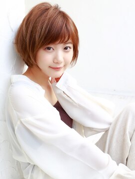 ラフィス ヘアーピュール 梅田茶屋町店(La fith hair pur) 【La fith】 丸みショートボブスタイル