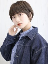 【HALE銀座】20代30代◎小頭丸みマッシュショート